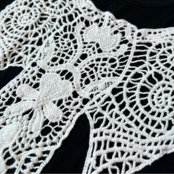 Bear Dance Black Crochet Elephant Tank - Picture 2 of 5